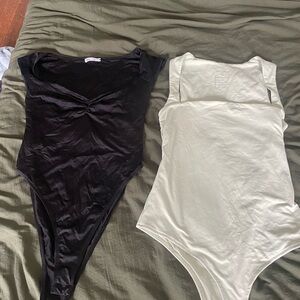 Black and Light Green Bodysuit Set + Long sleeves